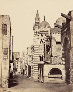 Vue de la rue au Caire - Francis Frith