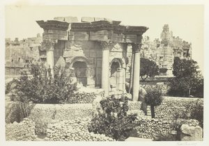 Le Temple circulaire, Baalbec, 1857