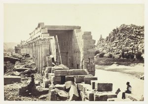 La Colonnade, île de Philæ - Francis Frith
