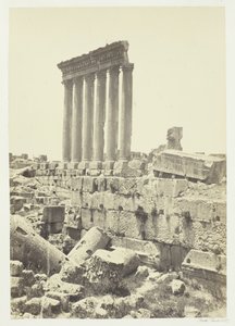 Les grandes colonnes de Baalbec - Francis Frith