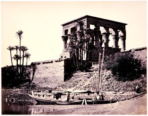 Le temple hypèthre, Philae - Francis Frith