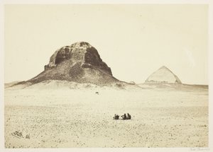 Les pyramides de Dahshoor - Francis Frith
