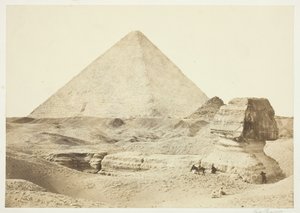 Le Sphinx et la Grande Pyramide