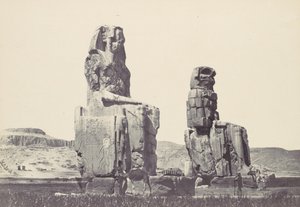 Les Statues de Memnon. Plaine de Thèbes