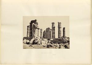 Le temple de Soleb, Éthiopie