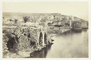 La ville et le lac de Tibériade, du sud, 1857 - Francis Frith