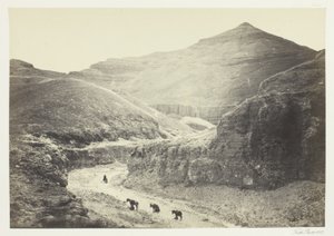 Vallée de la tombe des rois, Thèbes - Francis Frith