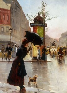 Scène de Rue à Paris, 1890
