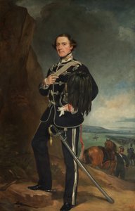 Le 2e Lord de Tabley en tant que colonel commandant de la cavalerie Yeomanry de l