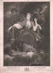 Mme Siddons dans le rôle de la muse tragique - Francis Haward