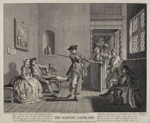La logeuse de Wapping, 1743 - Francis Hayman