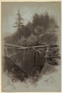Falaise rocheuse - Francis Hopkinson Smith