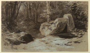 Rochers dans les bois - Francis Hopkinson Smith