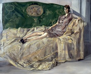 Femme sur le canapé - Francis Job Gruber