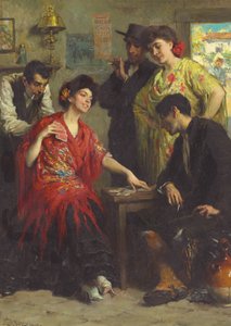 Les joueurs de cartes - Francis Luis Mora