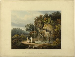 Le Puits qui goutte à Knar Knarcsborough - Francis Nicholson