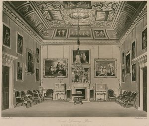Deuxième salon, Buckingham House - Francis Phillip Stephanoff