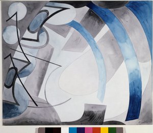 Impétuosité française (huile sur toile) - Francis Picabia