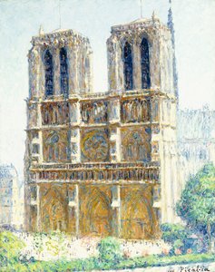Notre Dame, effet de lumière