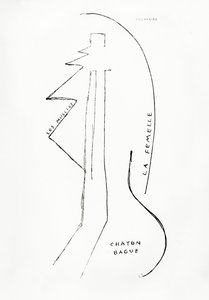 Poemes et Dessins de la Fille nee sans Mere, no.23, published by Imprimeries Reunies, Lausanne