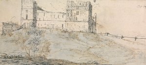 Côté est du château de Sheriff Hutton