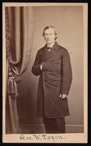Portrait de George Washington Tryon 1838-1888, vers les années 1860