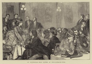Un souper de viande australienne à Newcastle-on-Tyne - Francis S. Walker
