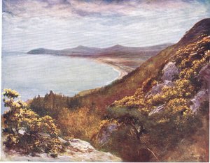 Baie de Dublin depuis Victoria Hill, de Regards sur de Nombreux Pays: Irlande publié par Adams & Charles, 1909 - Francis S. Walker