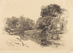 Une rivière en Irlande - Francis Seymour Haden