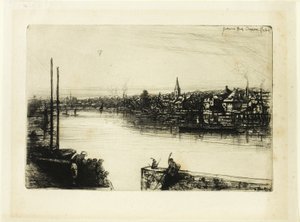Battersea Reach - Francis Seymour Haden