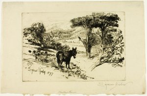 Ferme de Challow - Francis Seymour Haden