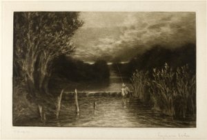 Pêche à la truite - Francis Seymour Haden