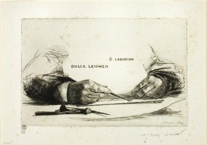 Mains gravure-O Laborum