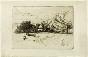 Cottage de Horsley - Francis Seymour Haden