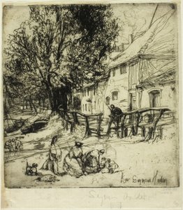 Kew Side, Un Fragment - Francis Seymour Haden