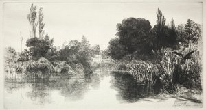 Étang de Shere Mill La Grande Planche, 1860
