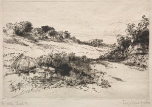 Colline du Moulin à Vent, n° 1, 1877 - Francis Seymour Haden