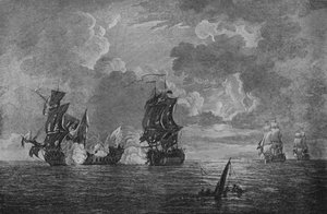 Capture du Foudroyant, vers 1760