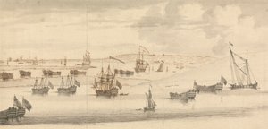 Hulks dans la Medway - Francis Swaine