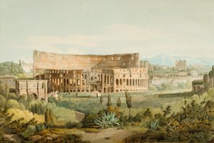 Le Colisée depuis les collines Caelian, 1799