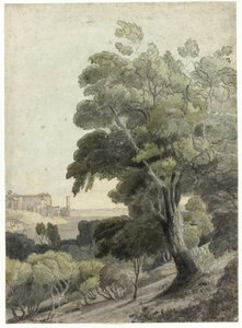 Tivoli, montrant Rome au loin