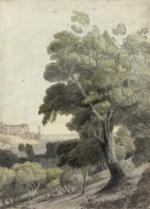 Tivoli, montrant Rome au loin, c.1781