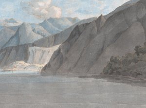 Vue du lac de Côme avec Monte Leoni, 27 août 1781 - Francis Towne