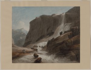 Cascade entre Chiavenna et le mont Splügen