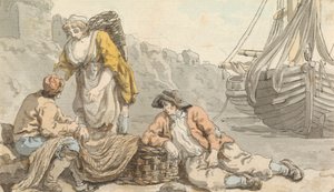 Pêcheurs avec paniers et filets - Francis Wheatley