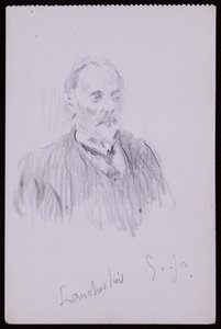 Portrait de HV Lanchester - Francis Wilfred Lawson