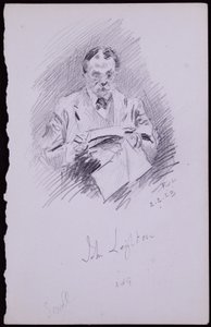 Portrait de John Leighton - Francis Wilfred Lawson