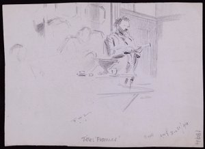 Portrait de William Morris - Francis Wilfred Lawson