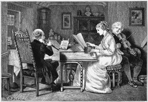 Faire de la musique, Londres, 1874 - Francis Wilfrid Lawson