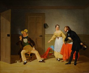 Les beaux de la ville et de la campagne - Francis William Edmonds